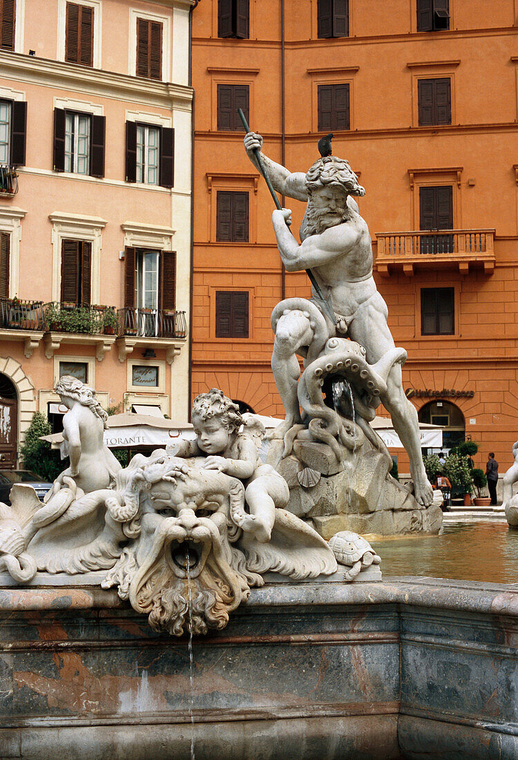 Neptunbrunnen, Rom, Italien