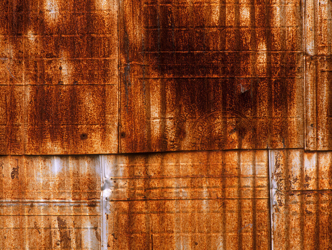 Rusted Corrugated Iron Wall