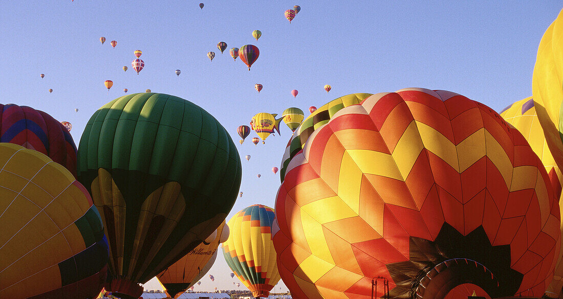Heißluftballon-Festival, New Mexico, USA