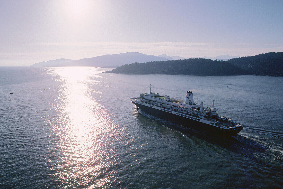 Kreuzfahrtschiff, Vancouver, Britisch-Kolumbien, Kanada