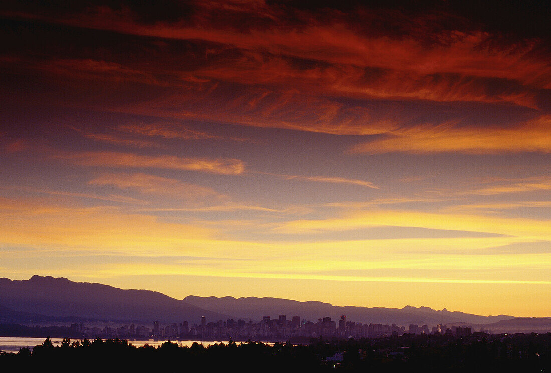 Sunset, Vancouver, British Columbia, Canada