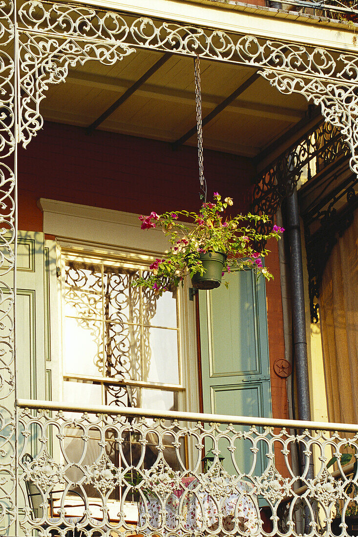 Balkon, New Orleans, Louisiana, USA