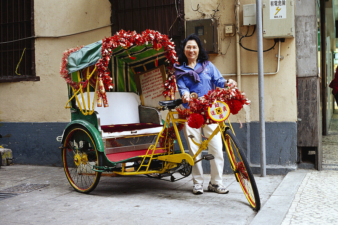 Dreiradtaxi, Macau, China