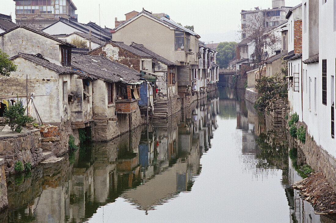 Kanal, Provinz Jiangsu, Suzhou, China