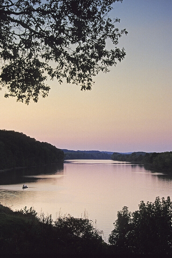 Überblick über den See, Lake Barkley, Tennessee, USA