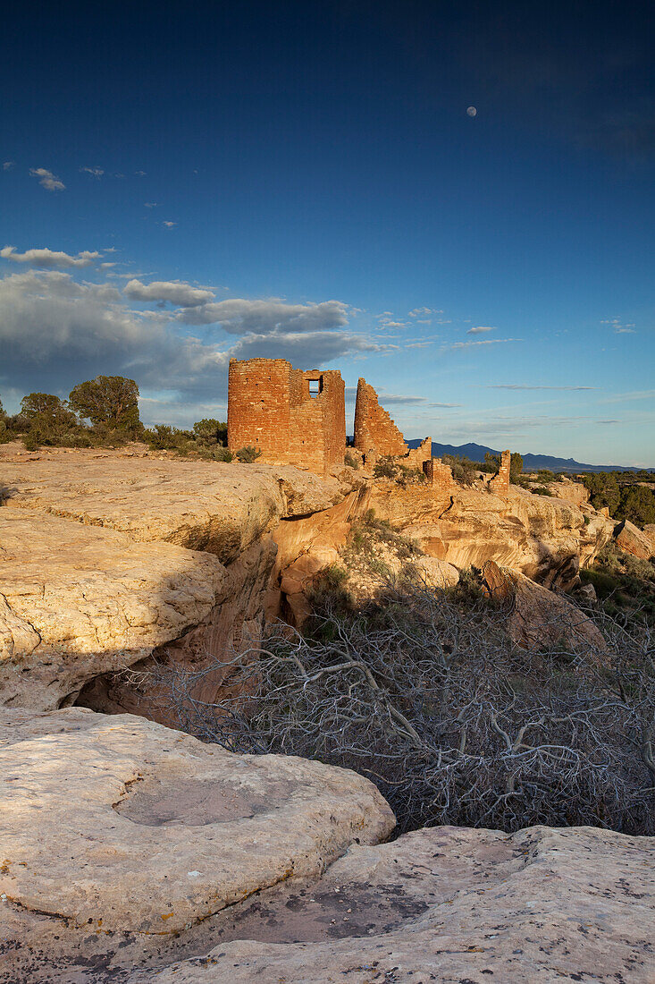 Burg Hovenweep, Kleiner Ruinen Canyon, Hovenweep National Monument, Utah, USA