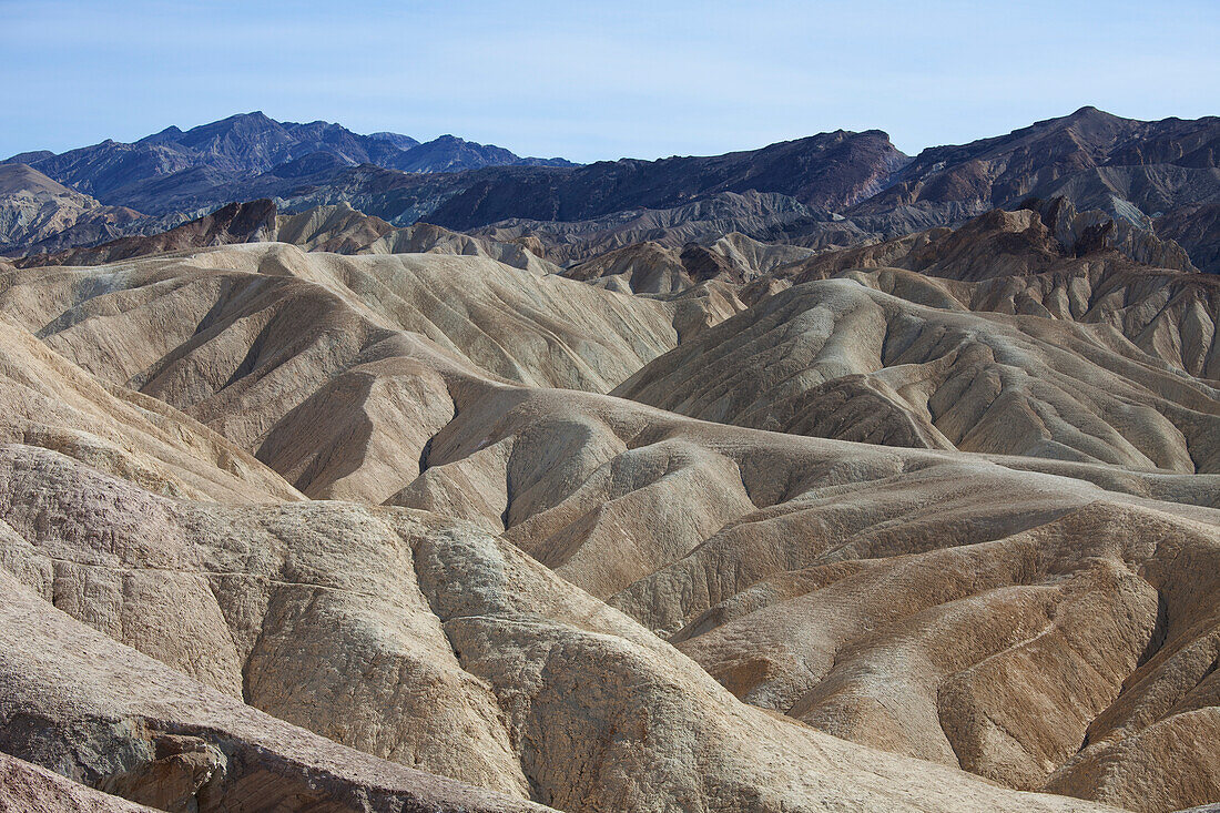 Zabriskie Point, Death Valley National Park, Kalifornien, USA