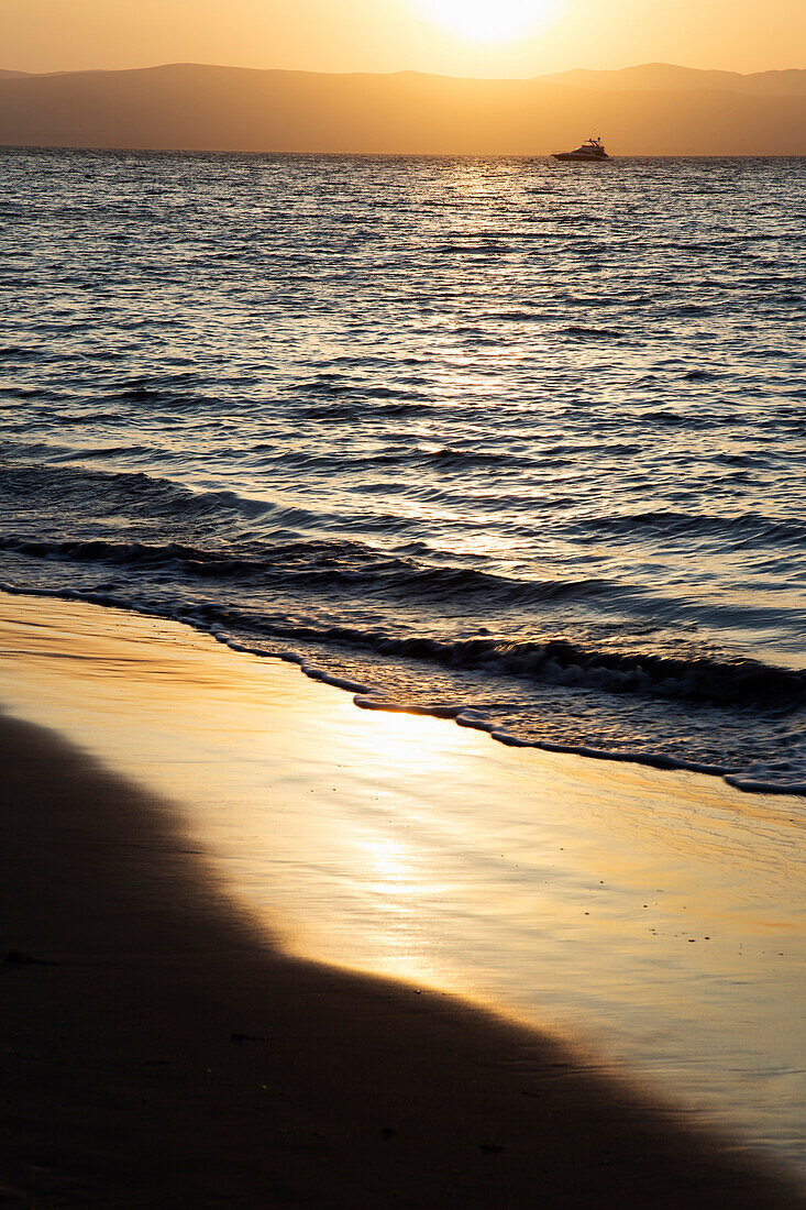 Sunset at Beach, Paracas, Pisco, Ica Region, Peru