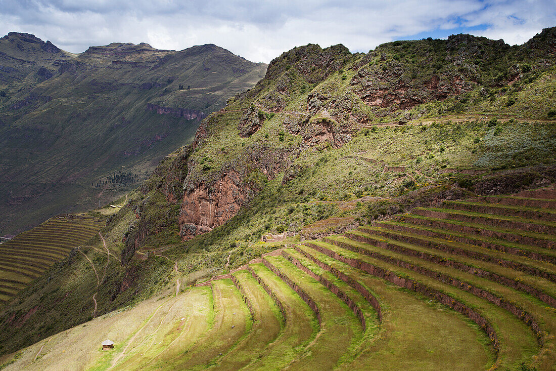 Ruinen bei Pisac, Heiliges Tal der Inkas, Region Cusco, Peru