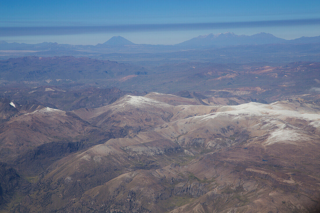 Luftaufnahme der Altiplano Region, Peru