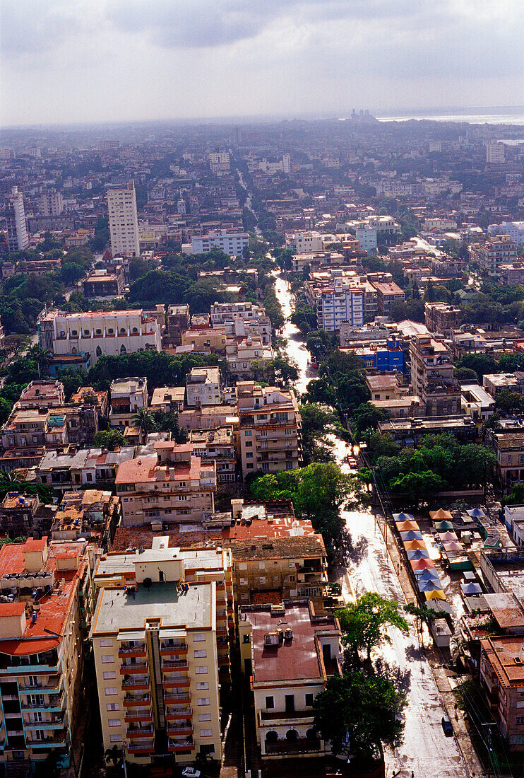 Aerial View of Havana, Cuba