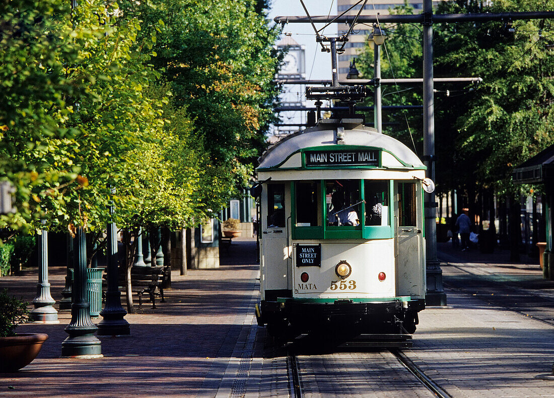 Straßenbahnwagen, Memphis, Tennessee, USA