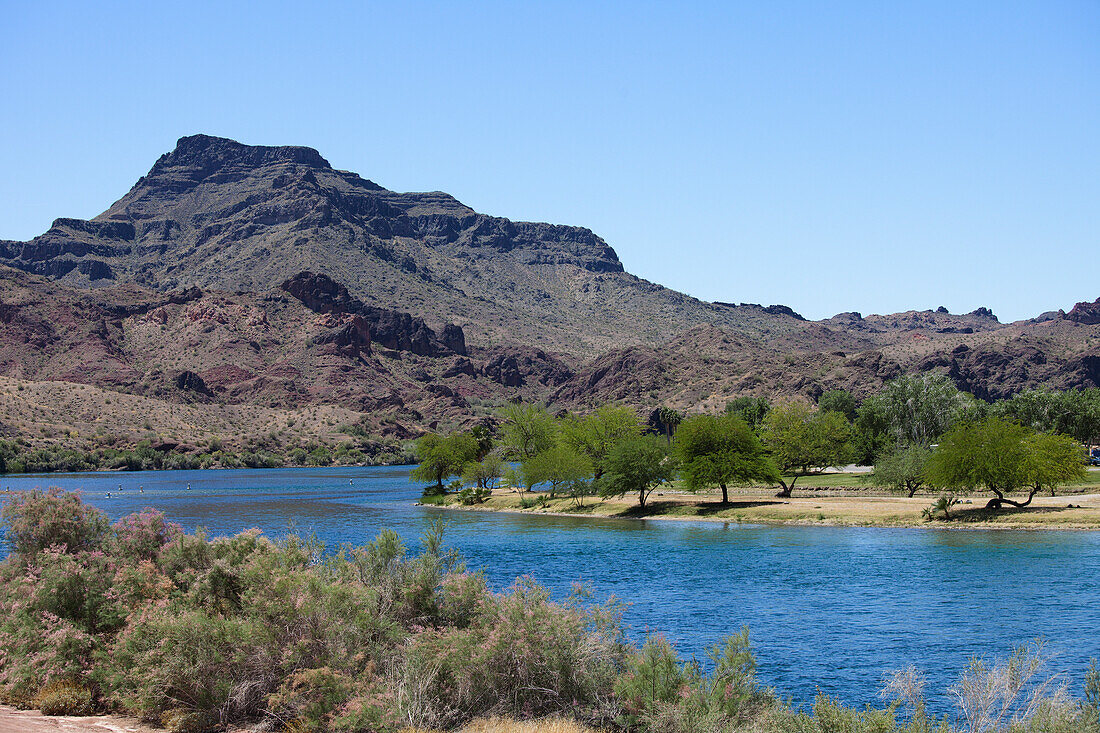 Colorado River near Lake Havasu, California Arizona Border, USA