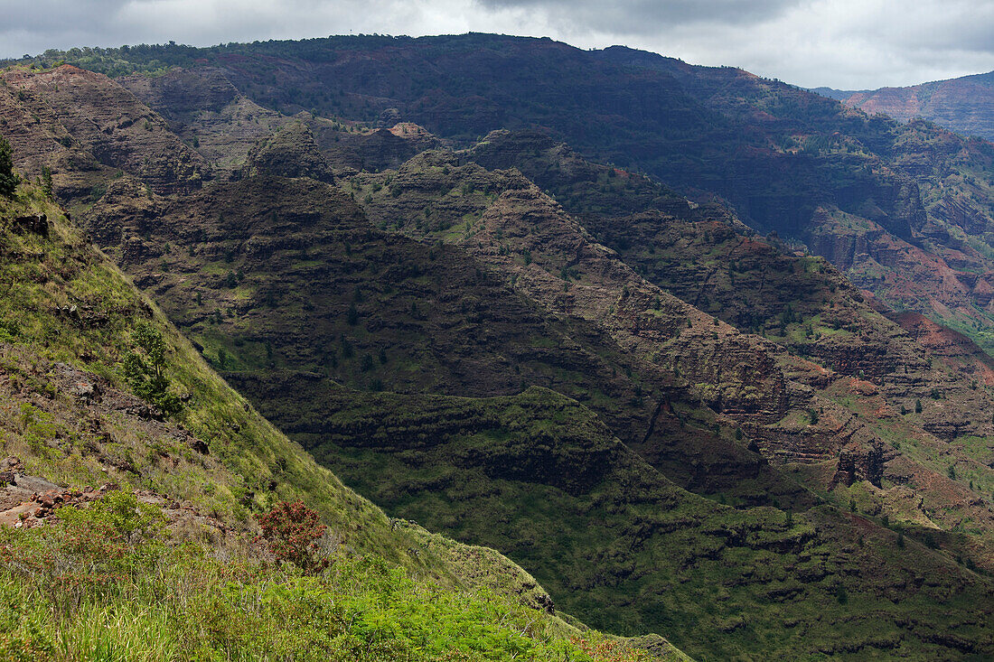 Waimea-Schlucht, Waimea-Schlucht-Staatspark, Kauai, Hawaii, USA