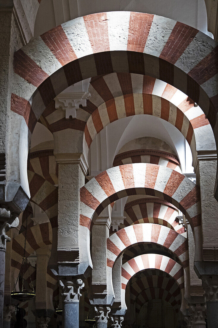 Interior of Mezquita-Catedral de Cordoba in Cordoba, iAndalucia, Spain