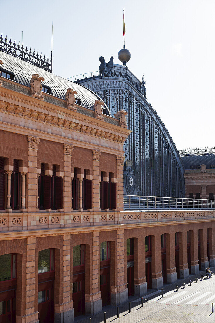 Atocha Train Station in Madrid, Spain