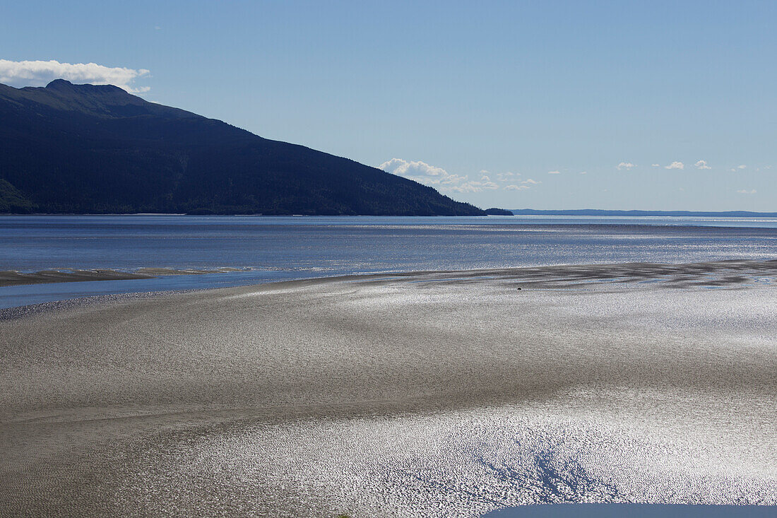 Cook Inlet bei Girdwood, Alaska, USA