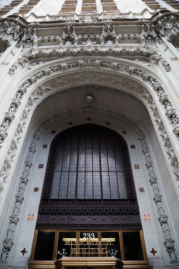 Woolworth Building, Lower Manhattan, New York City, New York, USA