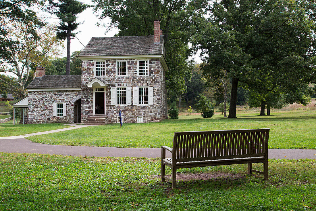 George Washingtons Hauptquartier, Valley Forge National Historical Park, Pennsylvania, USA