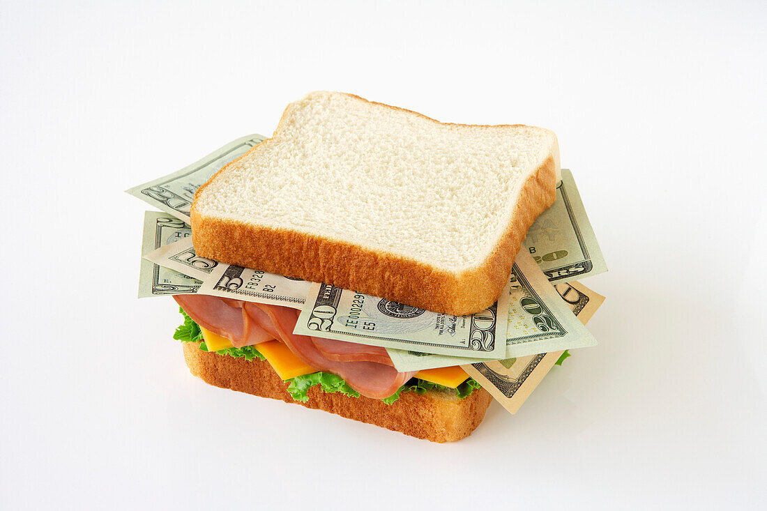 Geld-Sandwich