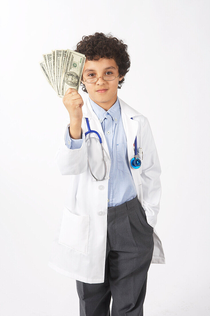 Boy Dressed as Doctor