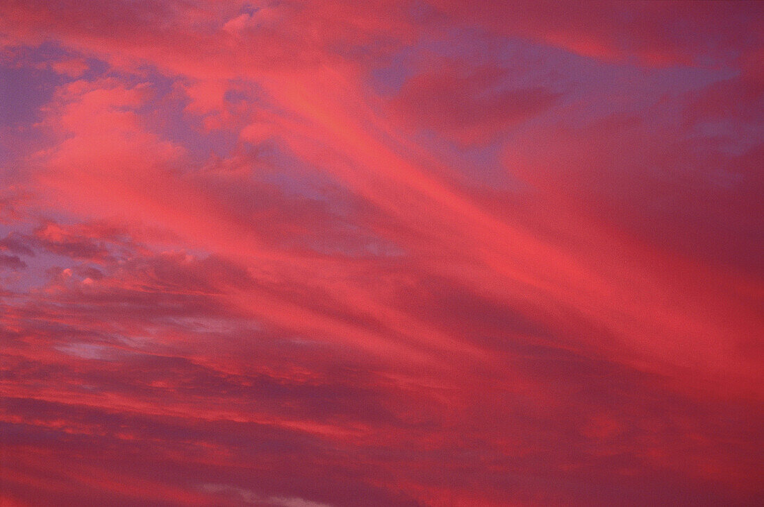 Sonnenuntergang bei Taupo, Nordinsel, Neuseeland