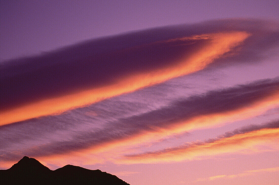 Sonnenaufgang, Los Glacieries National Park, Argentinien