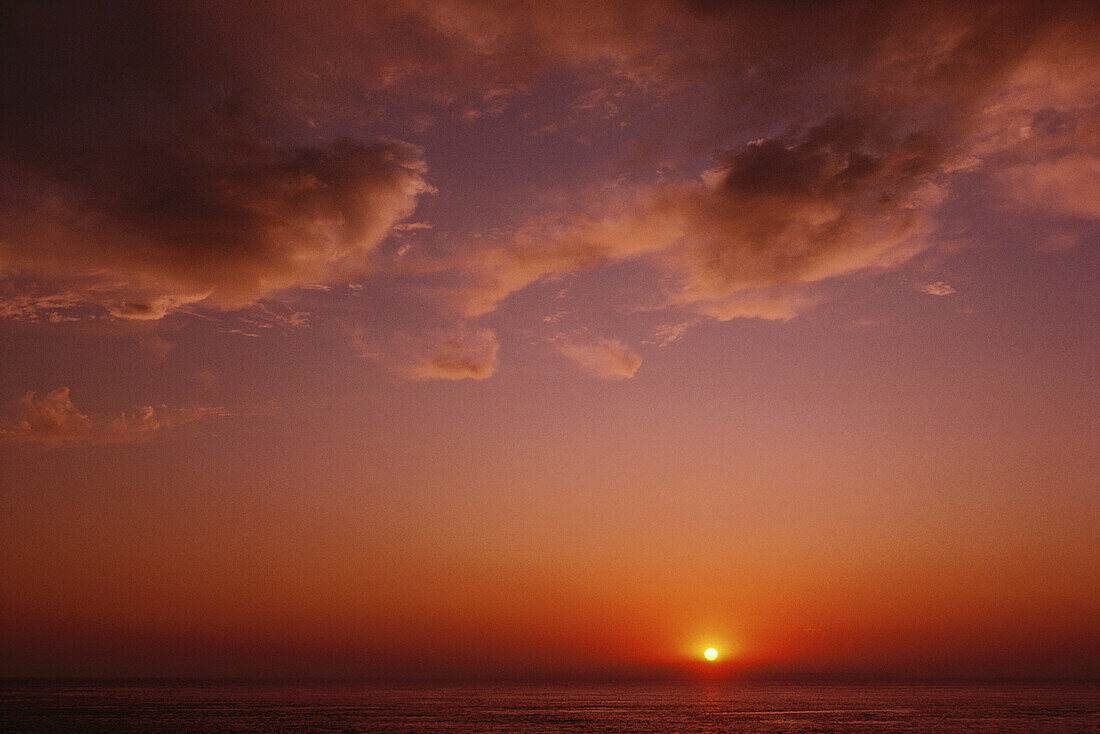 Sunset Southern Head Grand Manan Island New Brunswick, Canada