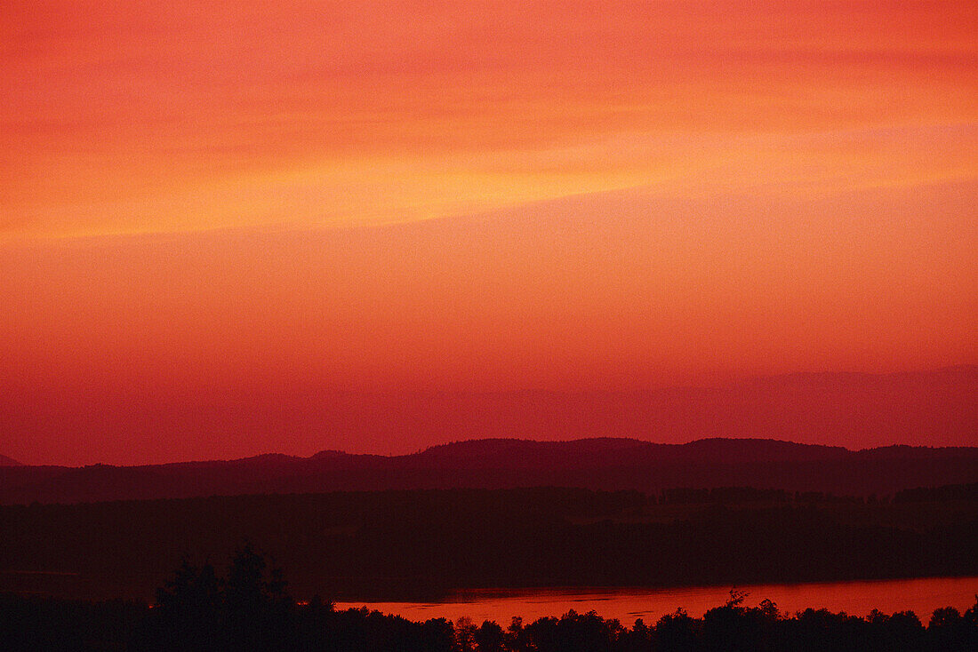 Sonnenuntergang New Brunswick, Kanada