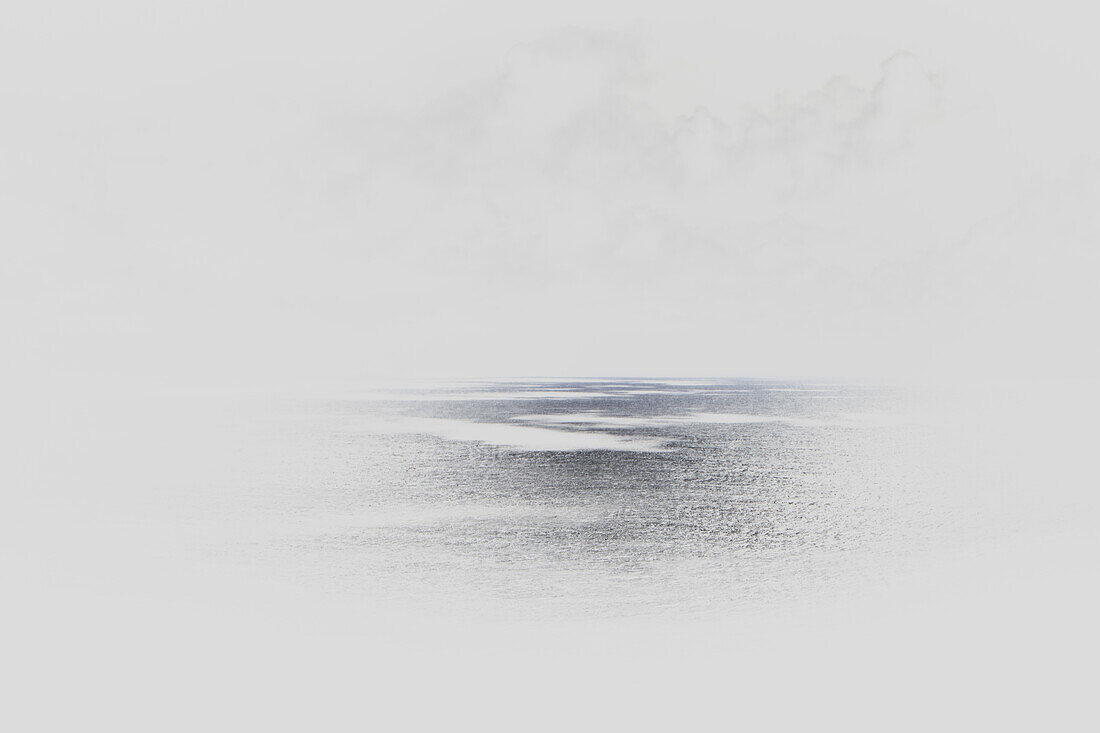 Abstract of Pacific Ocean, horizon and sky, Oregon coast, USA