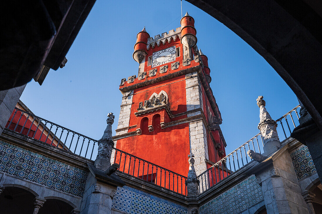 Park and National Palace of Pena (Palacio de la Pena), Sintra, Portugal