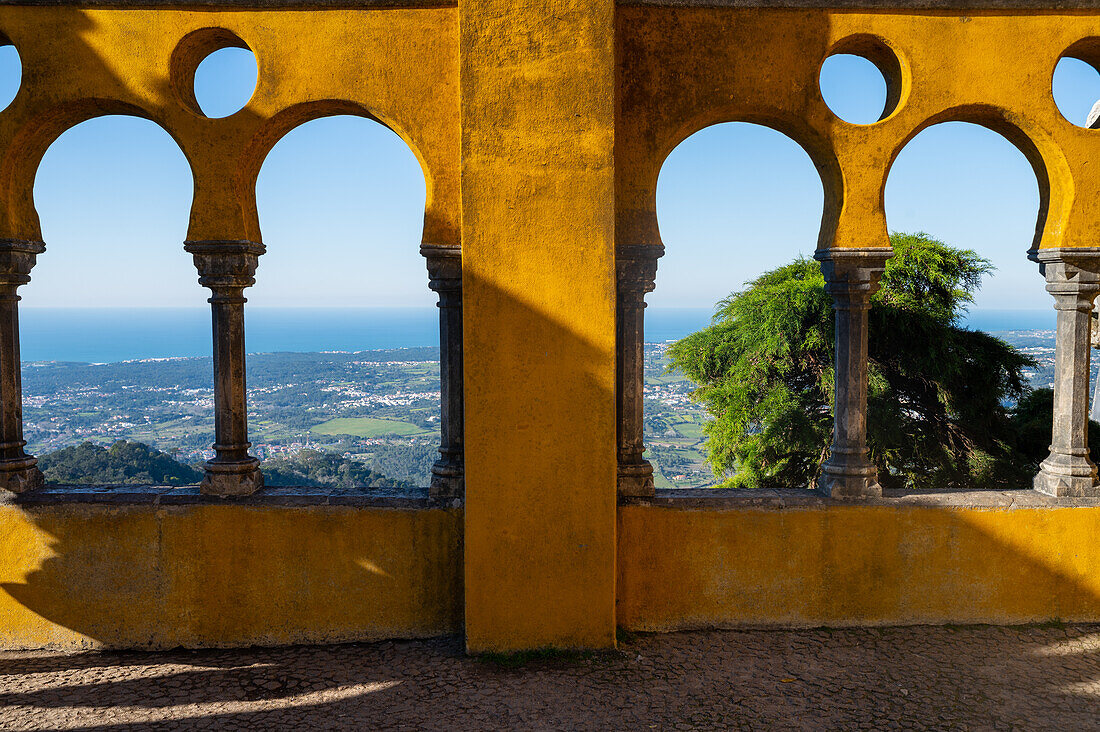 Park und Nationalpalast von Pena (Palacio de la Pena), Sintra, Portugal