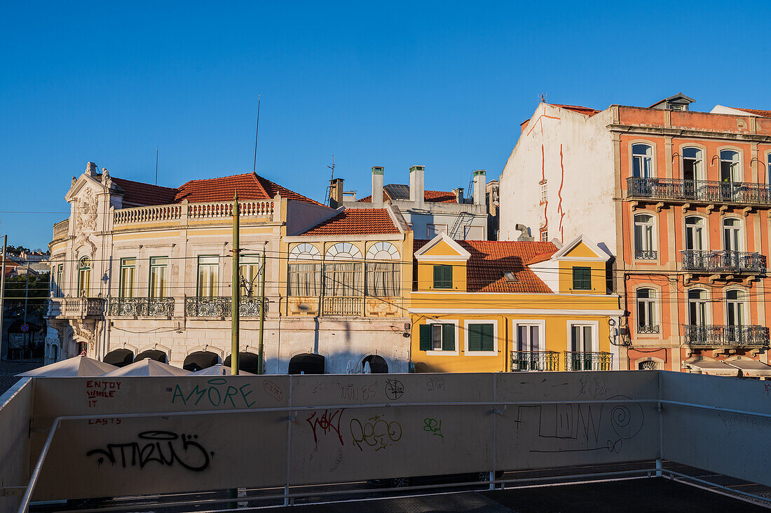 Cityscape of Belem, Lisbon, Portugal