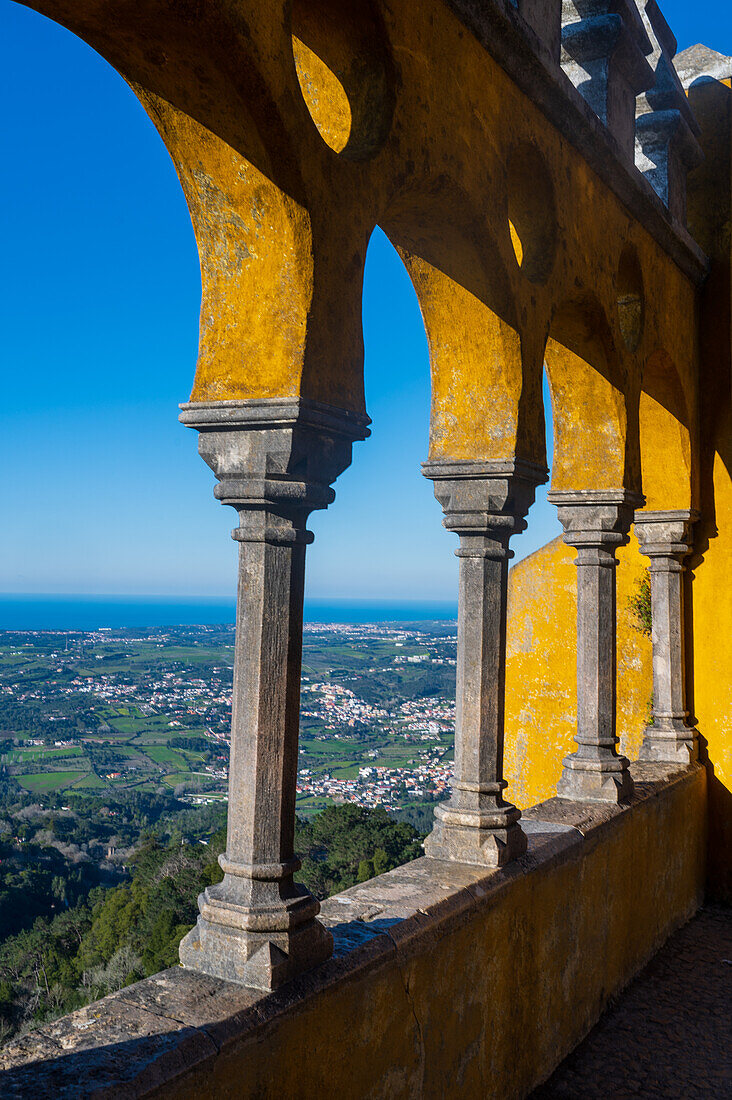 Park and National Palace of Pena (Palacio de la Pena), Sintra, Portugal