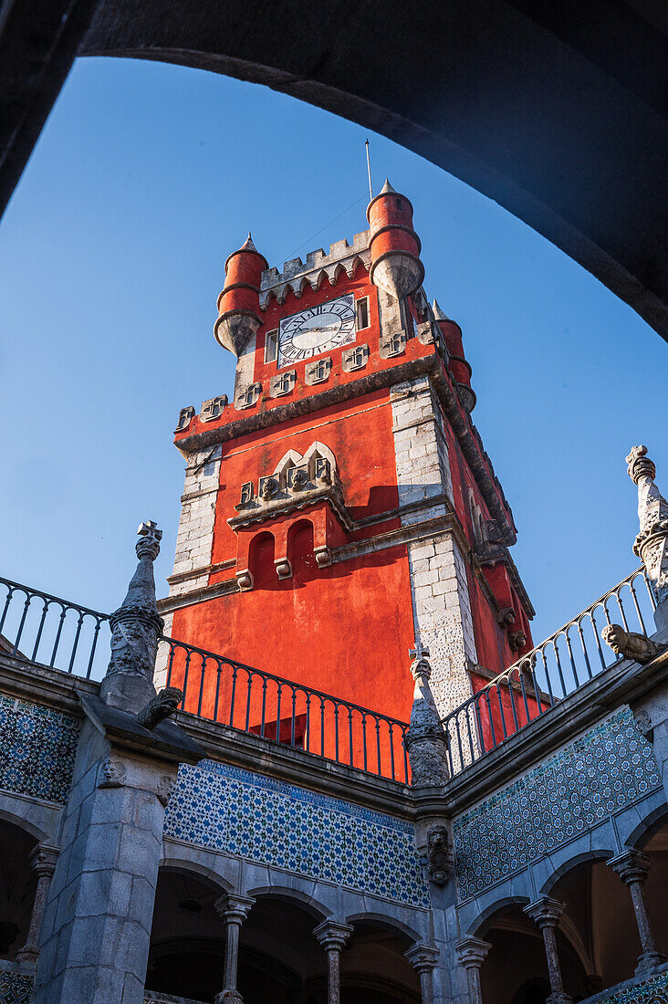 Park und Nationalpalast von Pena (Palacio de la Pena), Sintra, Portugal