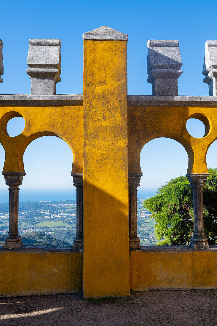 Park and National Palace of Pena (Palacio de la Pena), Sintra, Portugal