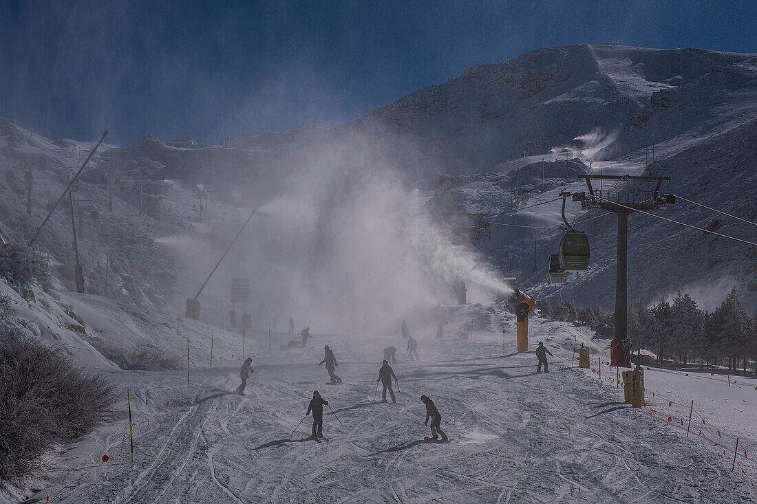 Sierra Nevada Ski resort, Granada, Andalusia, Spain