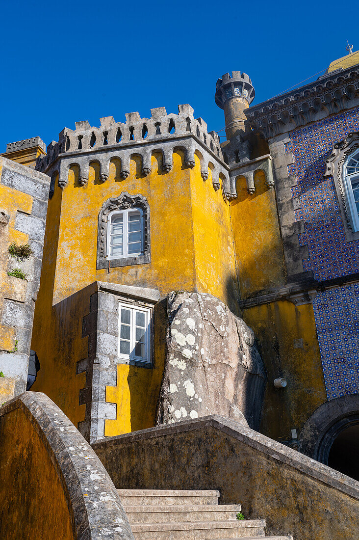 Park und Nationalpalast von Pena (Palacio de la Pena), Sintra, Portugal