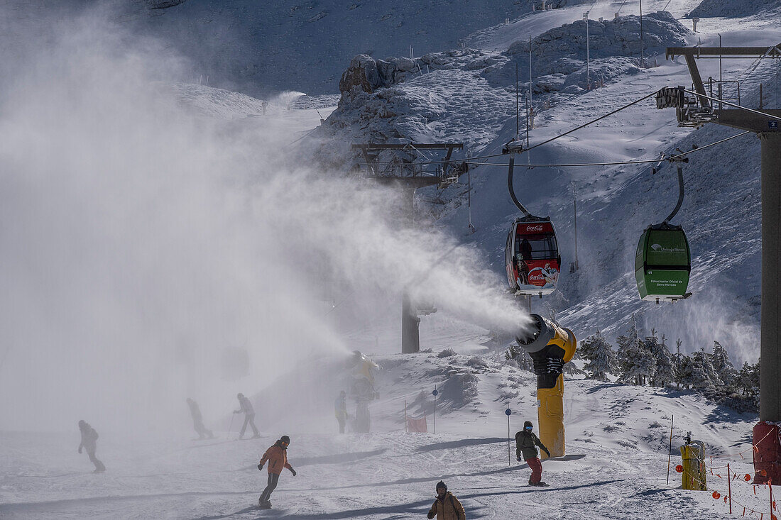 Sierra Nevada Ski resort, Granada, Andalusia, Spain