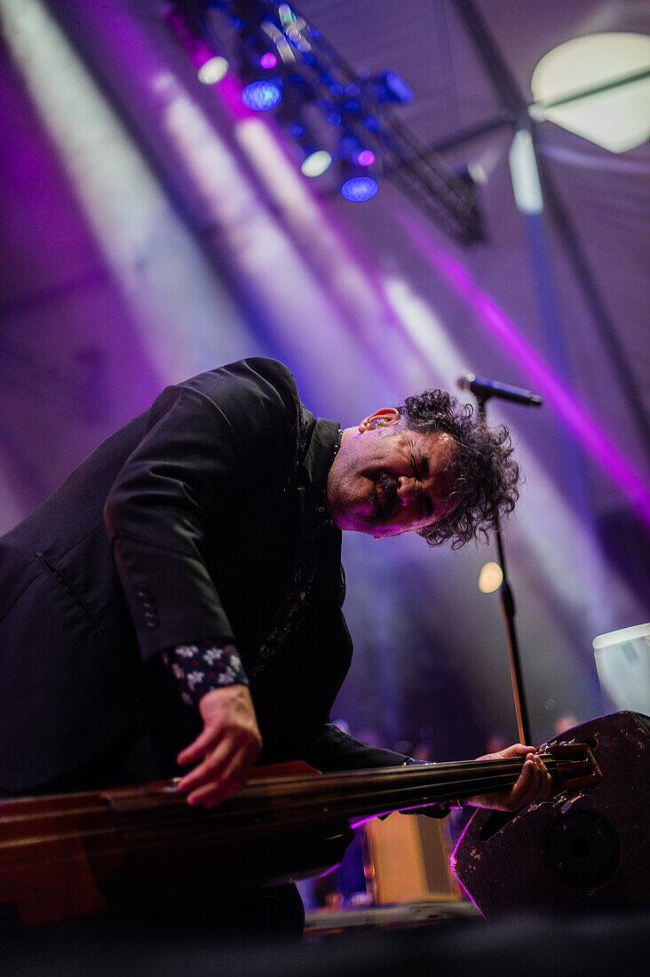 Mexican band Cafe Tacvba performing live at Vive Latino 2022 Music Festival in Zaragoza, Spain