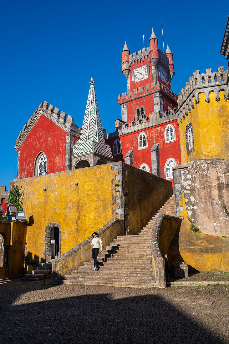 Park und Nationalpalast von Pena (Palacio de la Pena), Sintra, Portugal