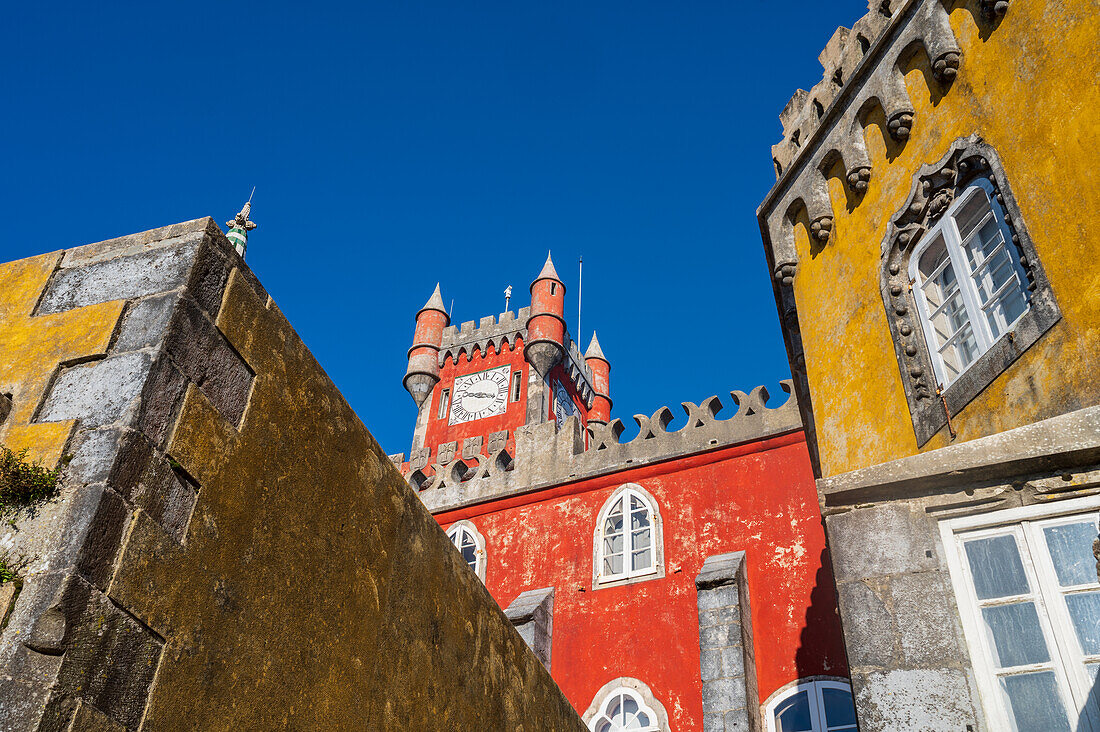 Park and National Palace of Pena (Palacio de la Pena), Sintra, Portugal