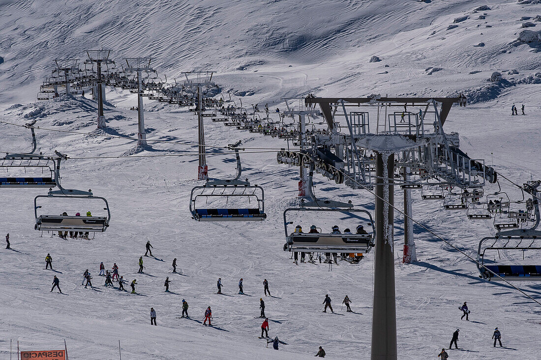 Sierra Nevada Ski resort, Granada, Andalusia, Spain