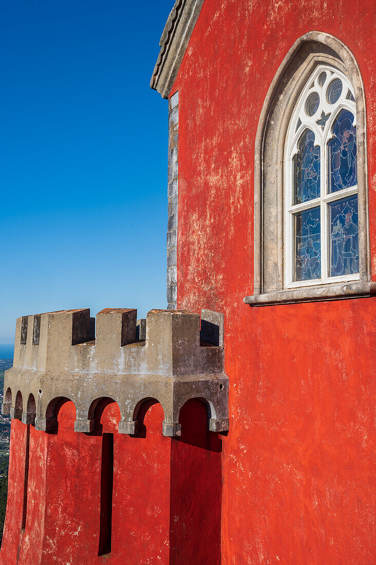 Park and National Palace of Pena (Palacio de la Pena), Sintra, Portugal