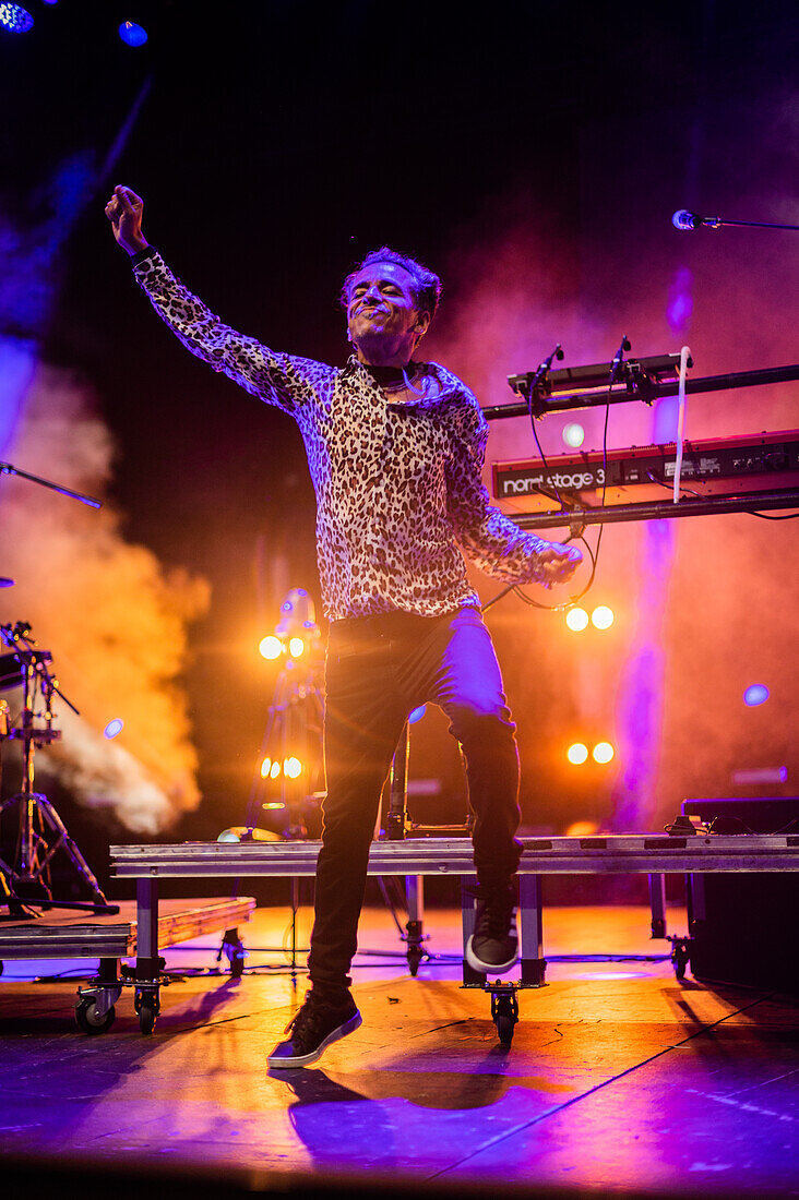 Mexican band Cafe Tacvba performing live at Vive Latino 2022 Music Festival in Zaragoza, Spain