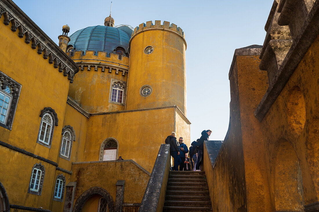 Park and National Palace of Pena (Palacio de la Pena), Sintra, Portugal