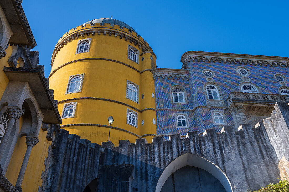 Park and National Palace of Pena (Palacio de la Pena), Sintra, Portugal