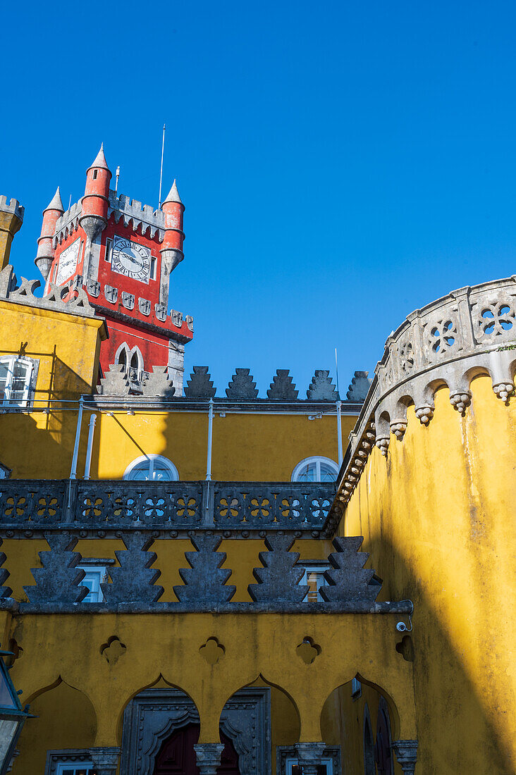 Park und Nationalpalast von Pena (Palacio de la Pena), Sintra, Portugal