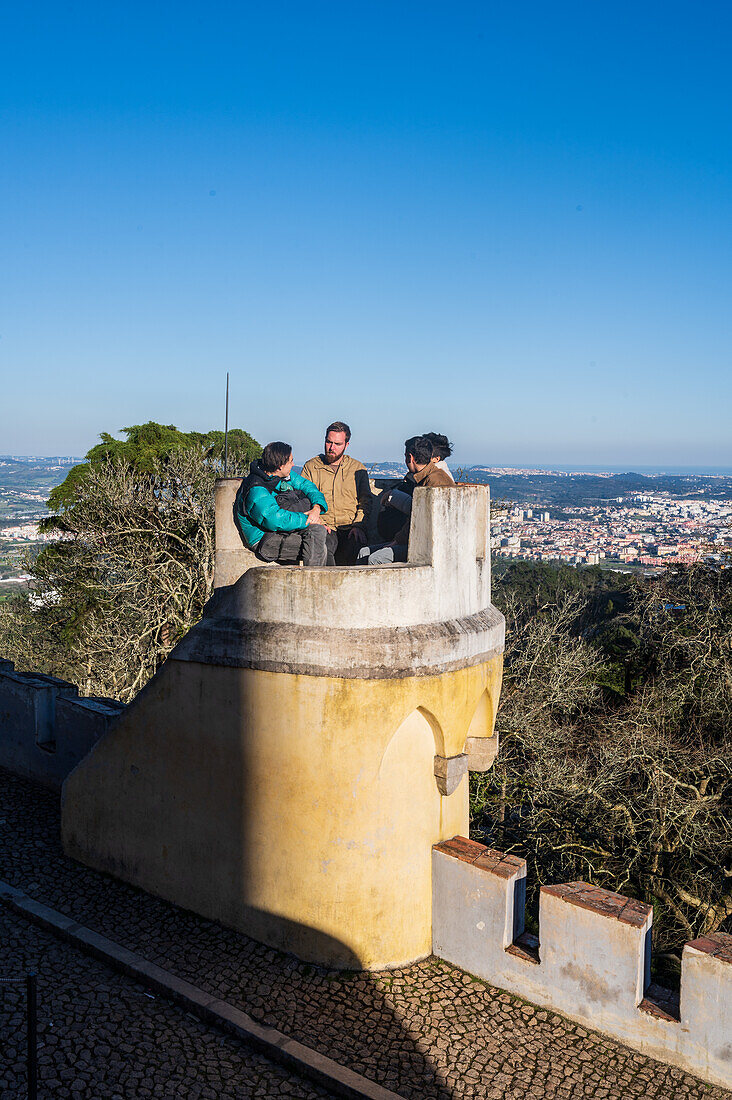 Park and National Palace of Pena (Palacio de la Pena), Sintra, Portugal