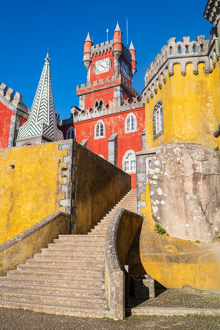 Park and National Palace of Pena (Palacio de la Pena), Sintra, Portugal